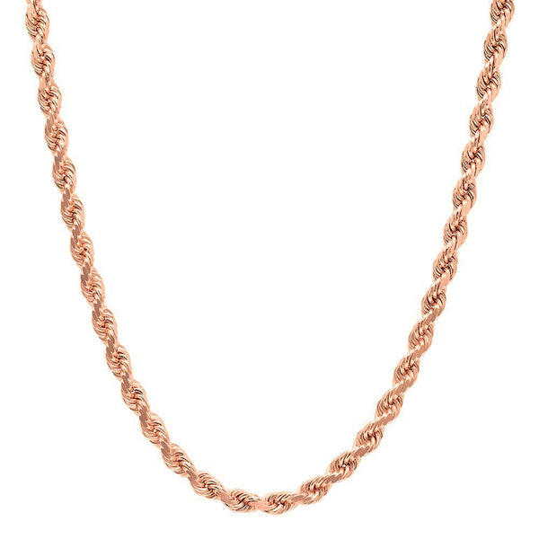 14K Bi-Color Finish Original store Gangster - Free 24inch x 3mm Rope Chain