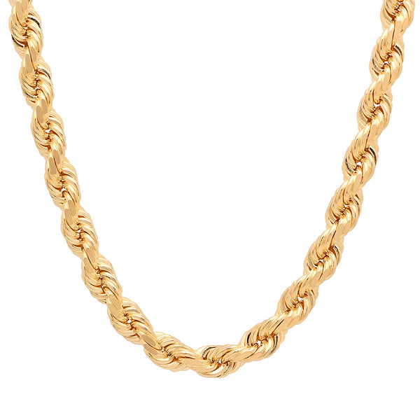 OCHCOH Men's Diamond Cut Rope Chain Necklace