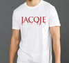 JACOJE RED DRIP TEE (WHITE)