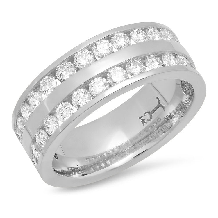 Diamond Channel Set Ring