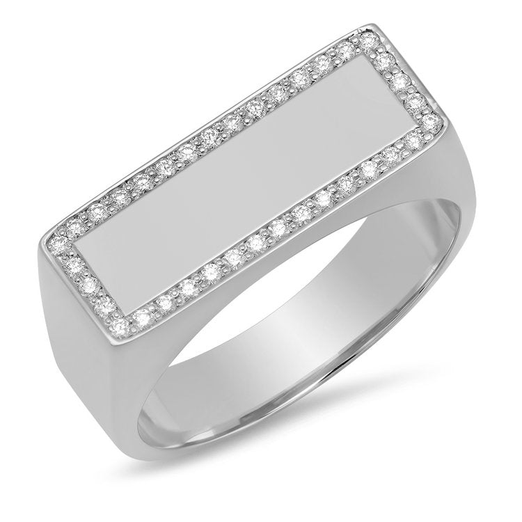Diamond Flat Ring